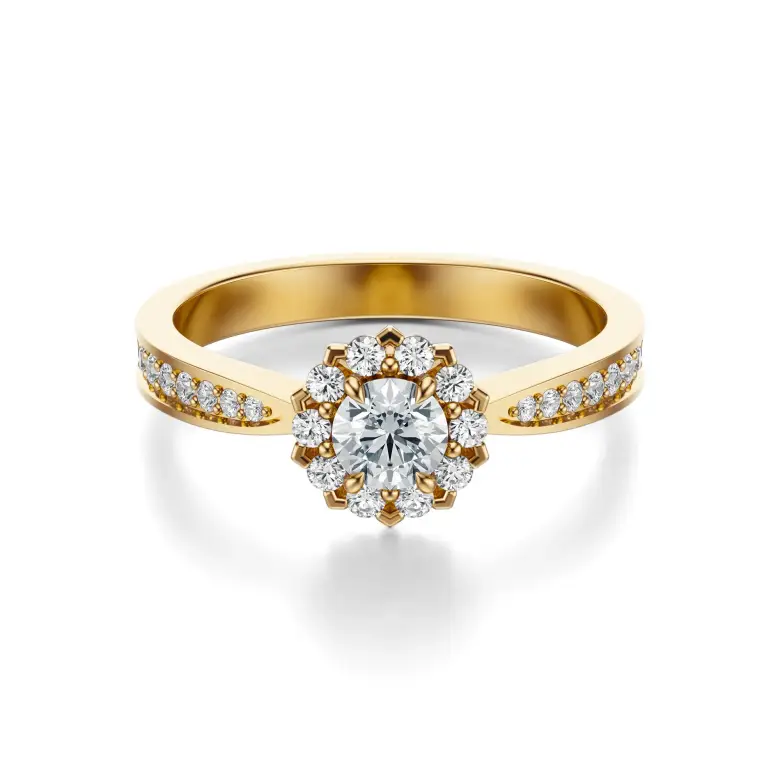 Pierścionek zaręczynowy z diamentami AJPZ_138